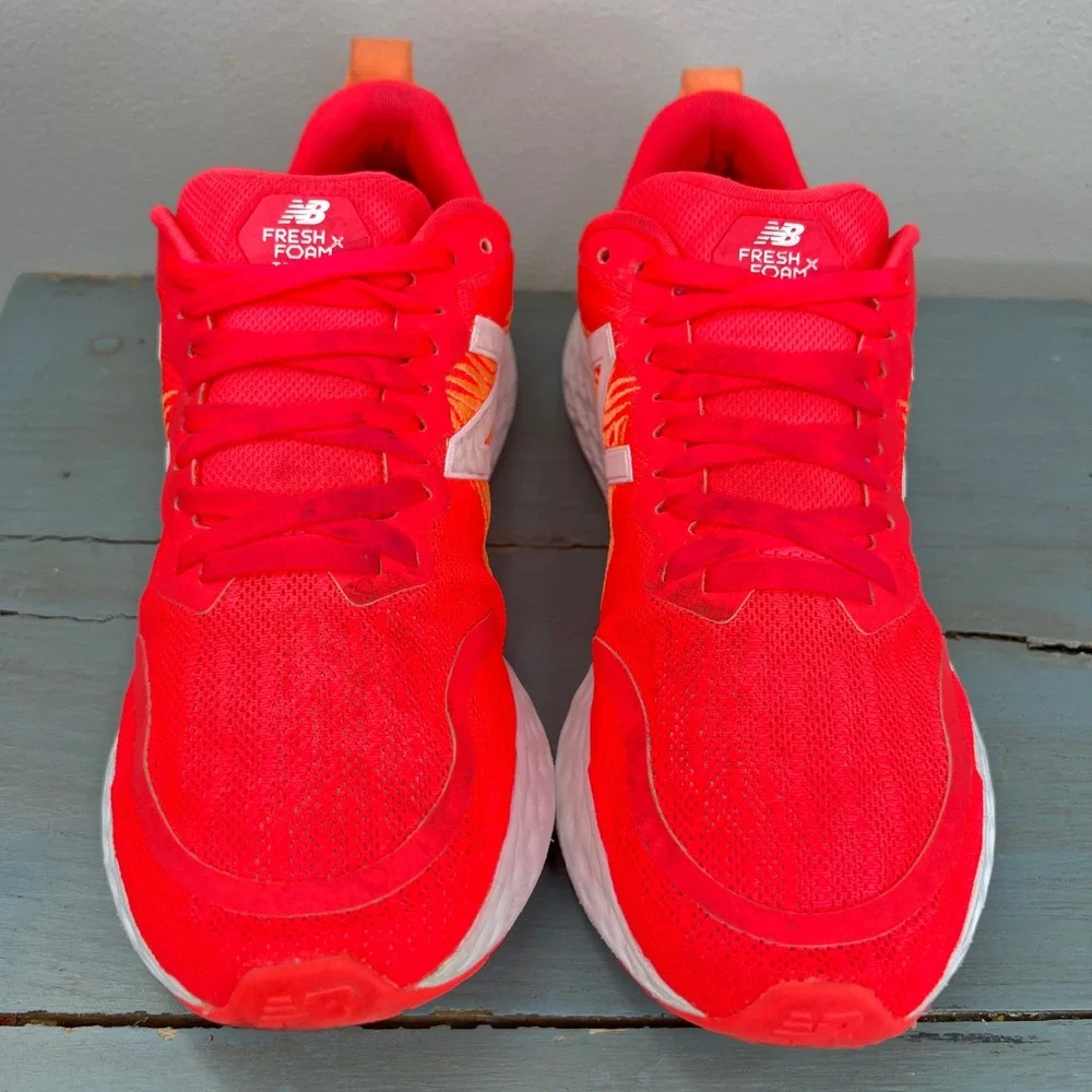 New Balance Fresh Foam Tempo Neo Flame Red Orange Running Shoes WTMPOCP Womens 8